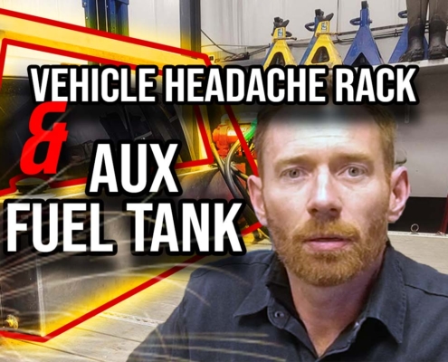 Headache rack and fuel tank